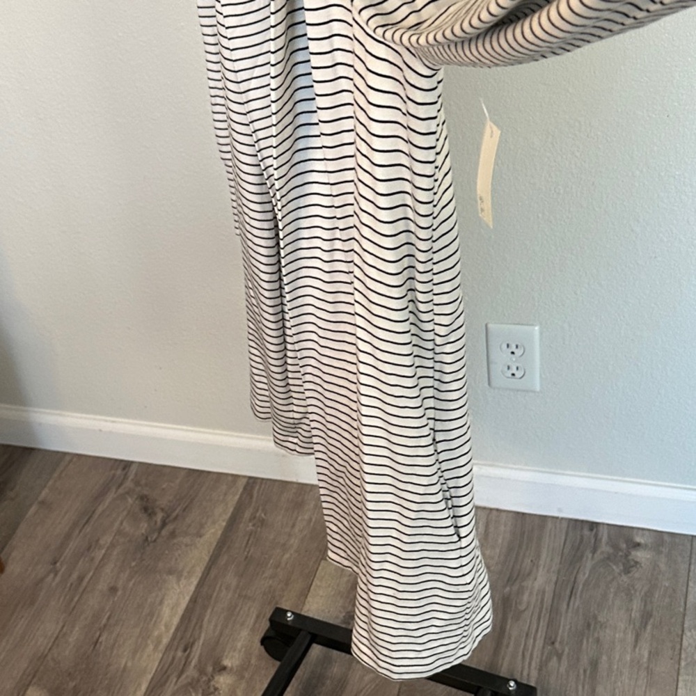 Daily Ritual Striped Open-Front Cardigan - Picture 5 of 5